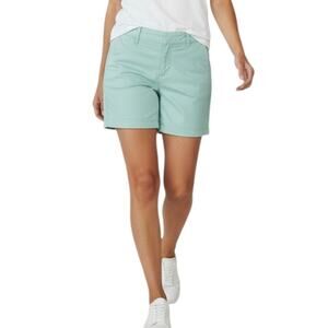 J.Crew Women's Chino Shorts Size 6 Mint Green Classic Twill 100% Cotton 68925